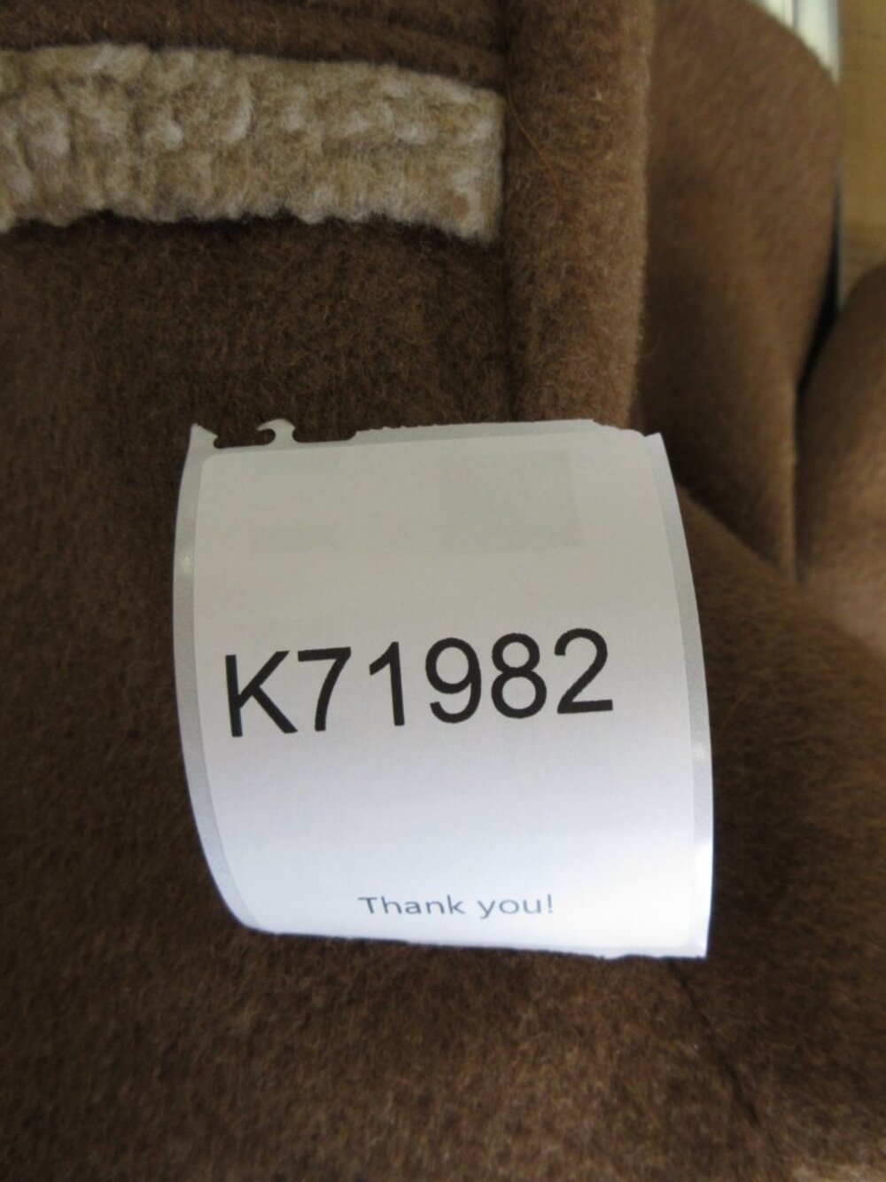 Peruvian Link Jacket Small Alpaca Open Western Teddy Fleece Trim - Picture 12 of 12